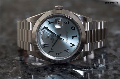 rolex watch arabic numerals